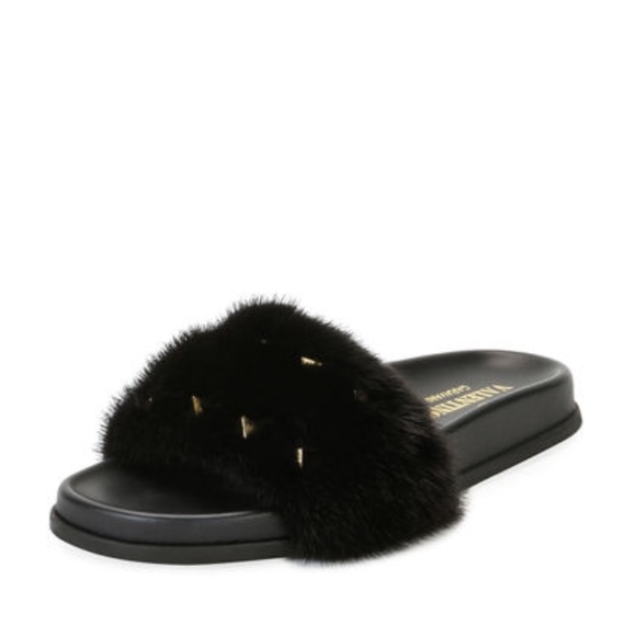 1 LEFT⚡️BLOWOUT PRICE⚡️NEW🌈VALENTINO MINK SANDAL - Picture 2 of 8